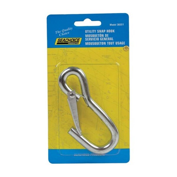 Seachoice 36551 4.25 in. Zinc Plated Utility Snap Hook 8091902 - main